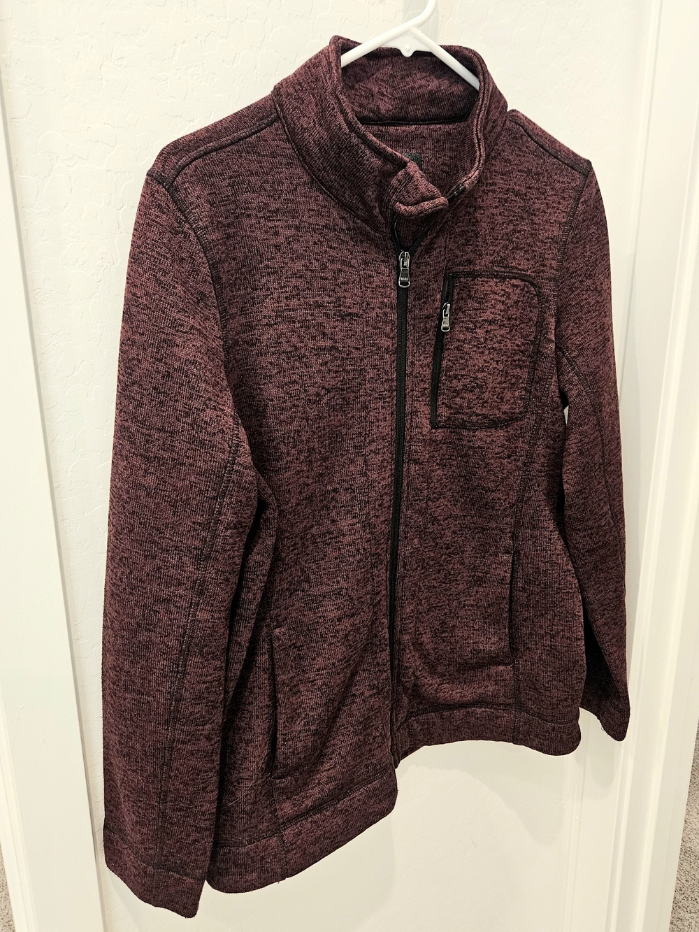 Women’s Burgundy Full-Zip Jacket